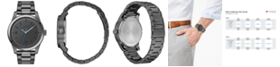 HUGO Men's #Create Gray Stainless Steel Bracelet Watch 40mm